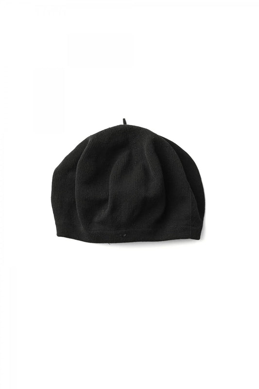 Porter Classic - H/W KNIT BERET "HEART" - BLACK