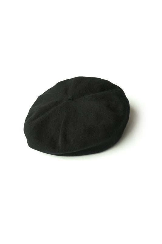 Porter Classic - H/W KNIT BERET "TRICOLORE" - BLACK