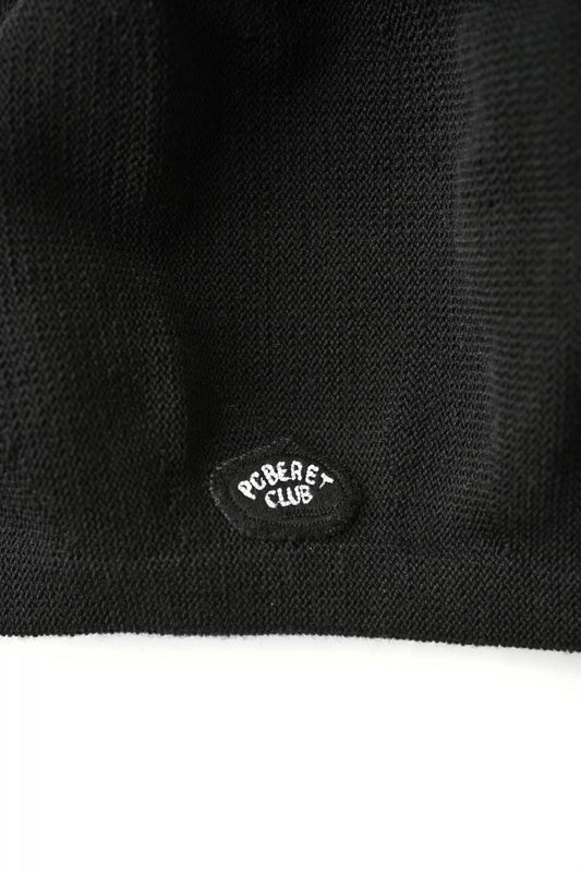 Porter Classic - H/W KNIT BERET "PC BERET CLUB" - BLACK