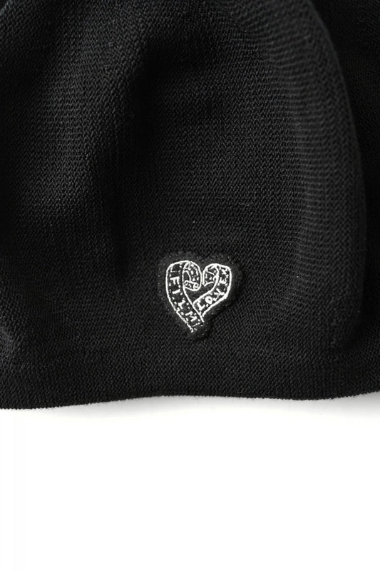 Porter Classic - H/W KNIT BERET "FILM LOVE" - BLACK