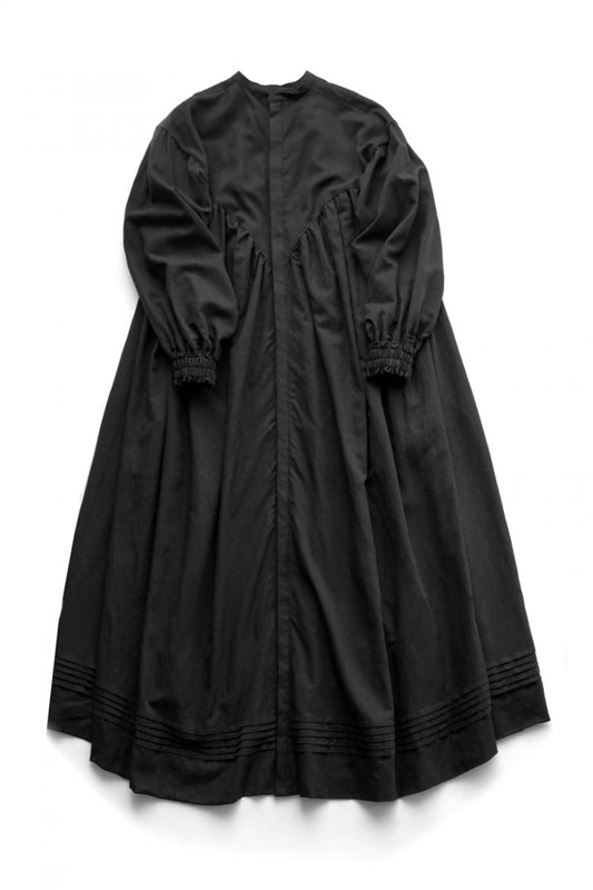 WRYHT ★★★ - EXCLUSIVE PLEATED NIGHT DRESS - BLACK