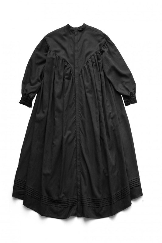 WRYHT ★★★ - EXCLUSIVE PLEATED NIGHT DRESS - BLACK