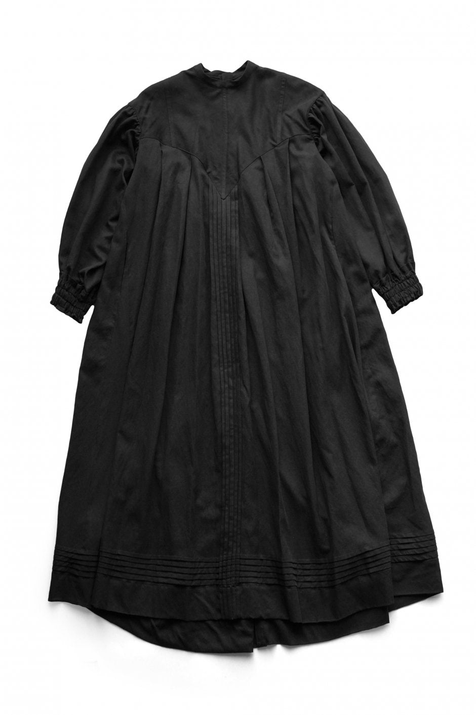 WRYHT ★★★ - EXCLUSIVE PLEATED NIGHT DRESS - BLACK