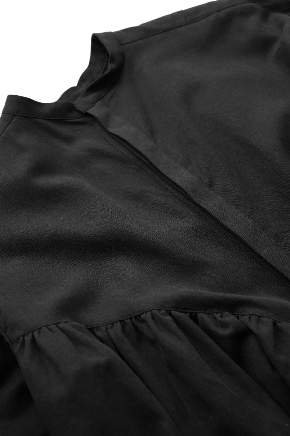 WRYHT ★★★ - EXCLUSIVE PLEATED NIGHT DRESS - BLACK