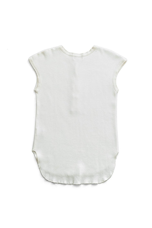 Nigel Cabourn woman - HENLEY SLEEVELESS - WHITE