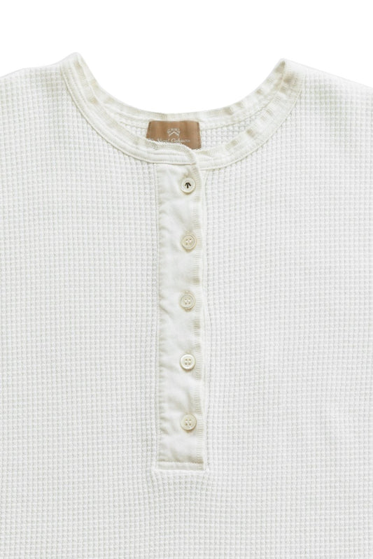 Nigel Cabourn woman - HENLEY SLEEVELESS - WHITE