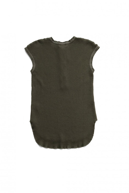 Nigel Cabourn woman - HENLEY SLEEVELESS - GREEN