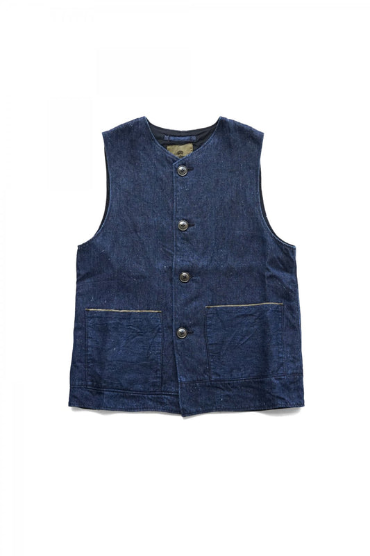 Nigel Cabourn - JERKIN VEST - HEMP DENIM