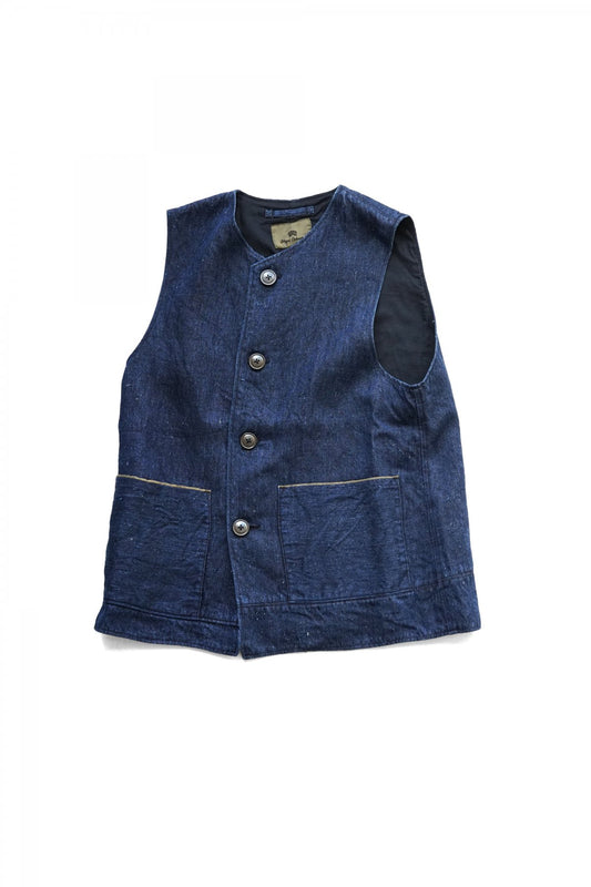 Nigel Cabourn - JERKIN VEST - HEMP DENIM