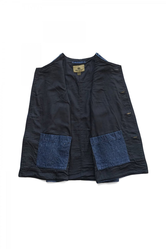 Nigel Cabourn - JERKIN VEST - HEMP DENIM