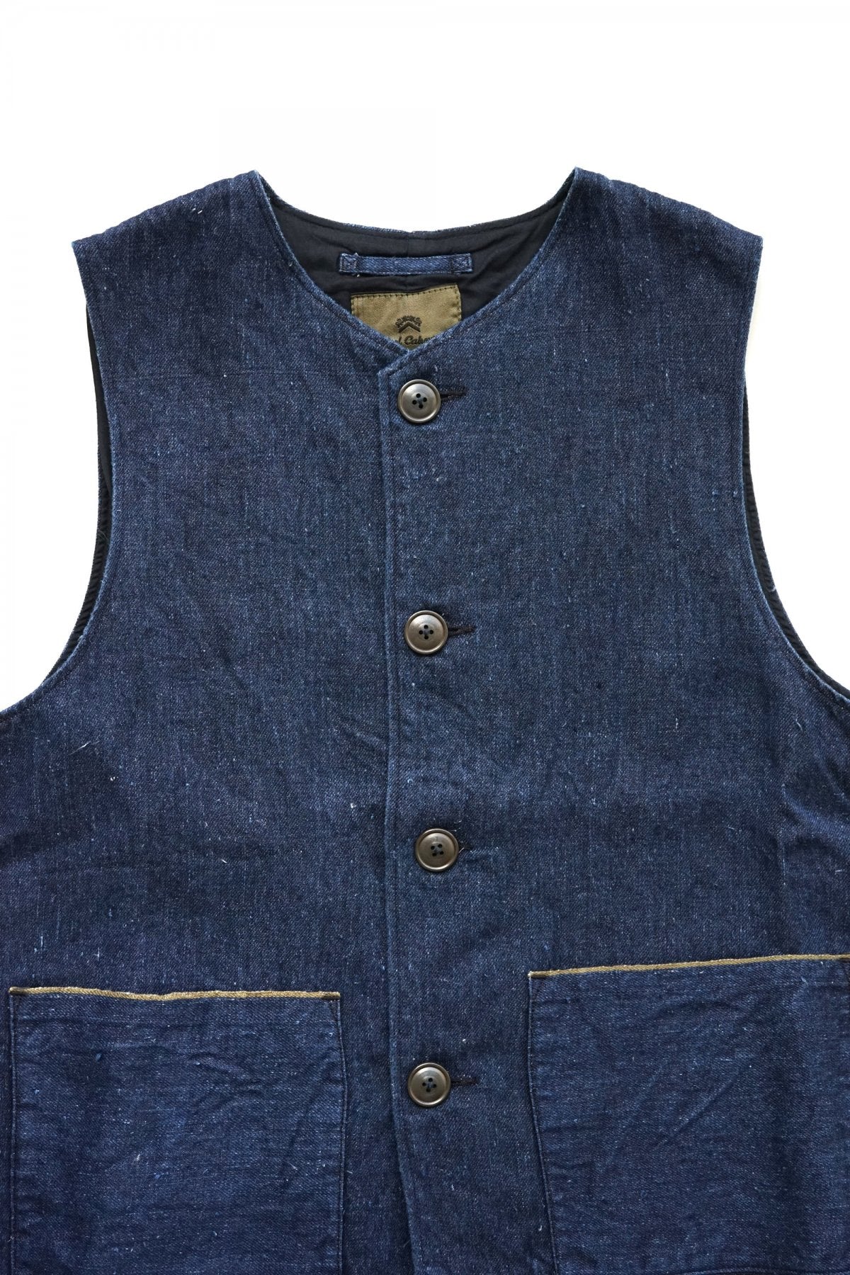 Nigel Cabourn - JERKIN VEST - HEMP DENIM