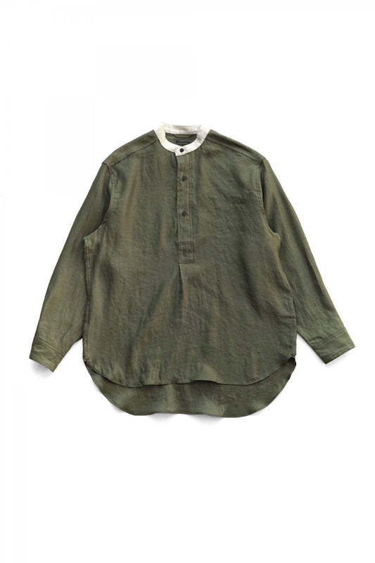 Nigel Cabourn - BRITISH ARMY PULL OVER SHIRT - OLIVE