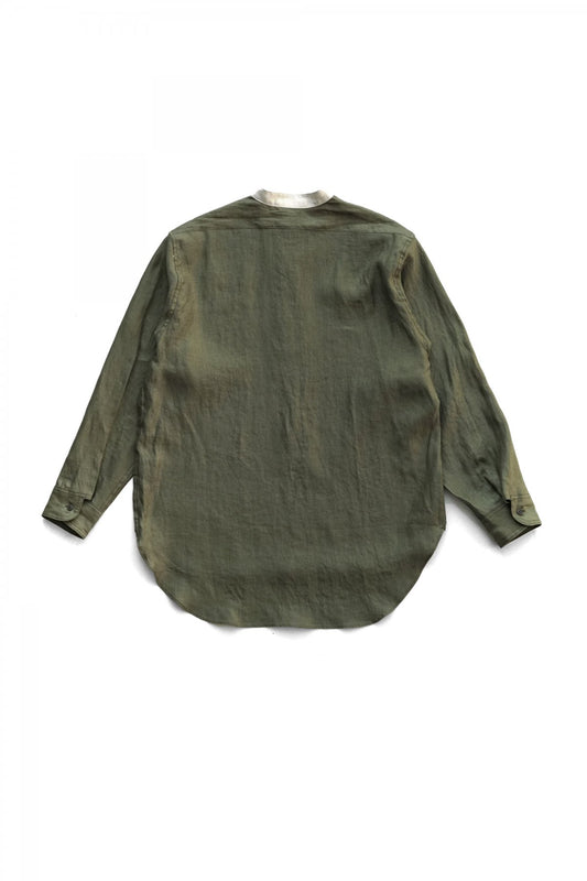 Nigel Cabourn - BRITISH ARMY PULL OVER SHIRT - OLIVE