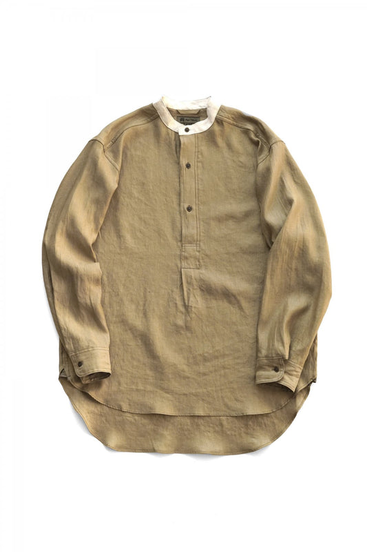 Nigel Cabourn - BRITISH ARMY PULL OVER SHIRT - KHAKI