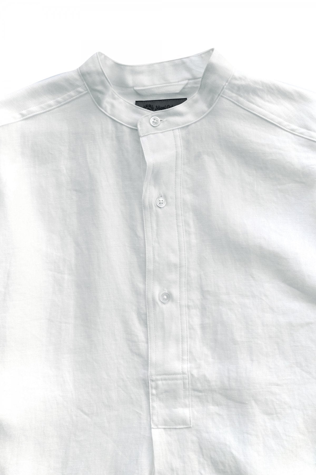 Nigel Cabourn - BRITISH ARMY PULL OVER SHIRT - WHITE