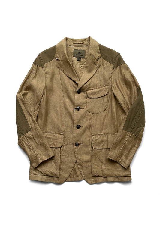 Nigel Cabourn - TENZING JACKET - LINEN TWILL KHAKI