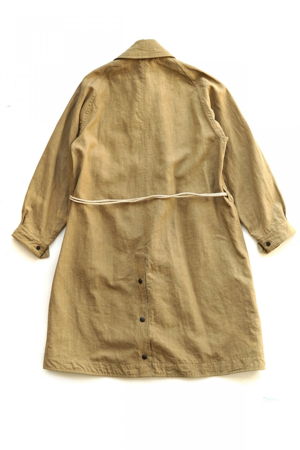 Nigel Cabourn - MOTORCYCLE COAT - LINEN - KHAKI