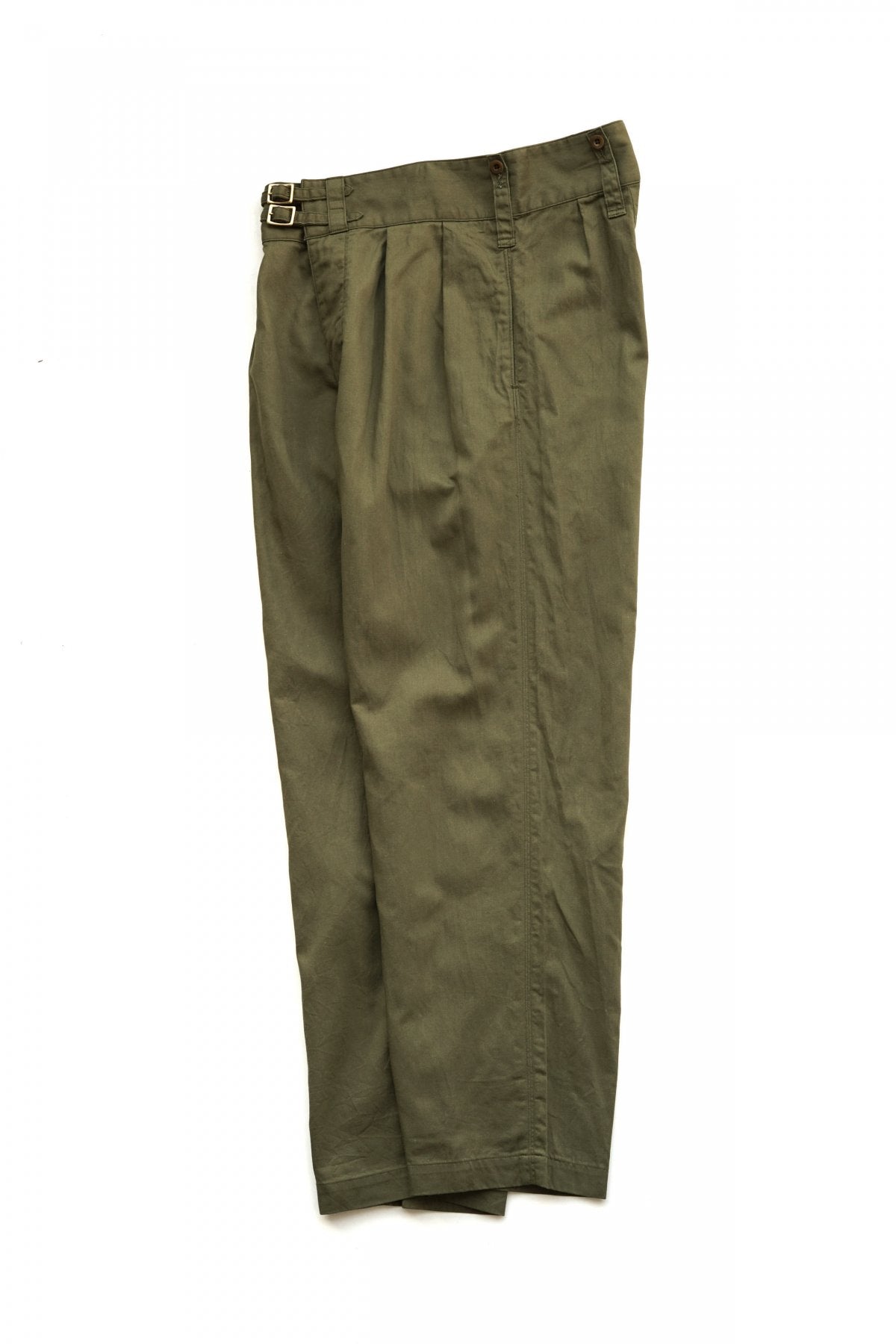 Nigel Cabourn - 40s BRITISH ARMY GURKHA PANT - C/L DENIM - OLIVE