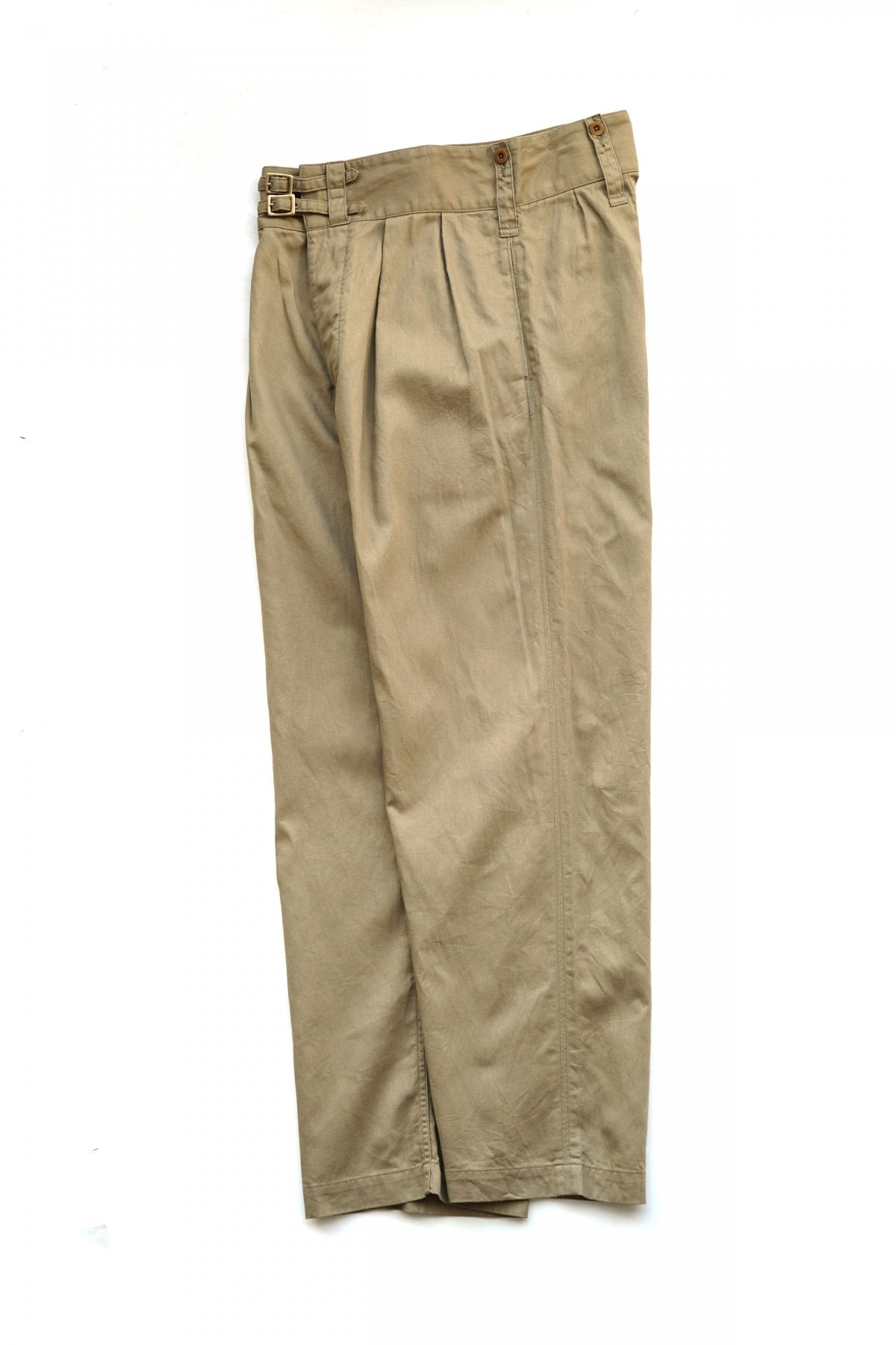 Nigel Cabourn - 40s BRITISH ARMY GURKHA PANT - C/L DENIM - KHAKI