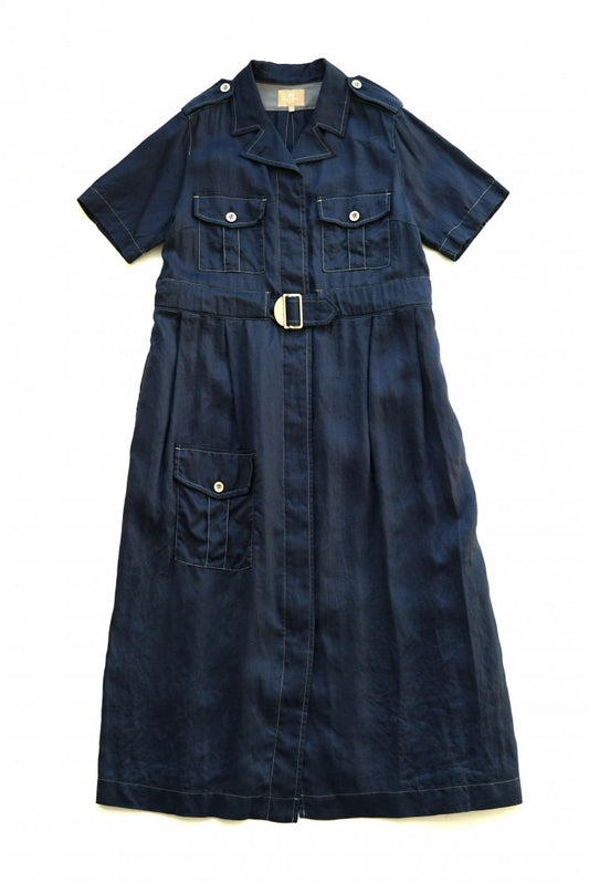 Nigel Cabourn woman - MECHANIC DRESS - NAVY