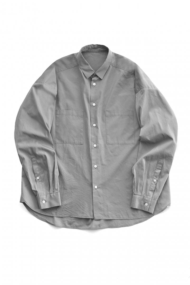 humoresque - MEN'S NEW COLLAR SHIRT LONG - GRAY