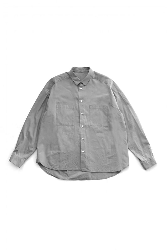 humoresque - MEN'S NEW COLLAR SHIRT LONG - GRAY