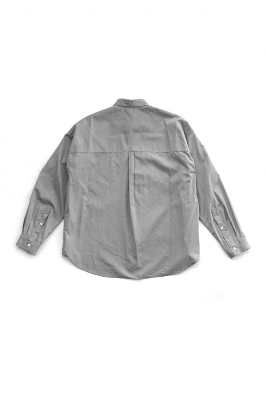 humoresque - MEN'S NEW COLLAR SHIRT LONG - GRAY