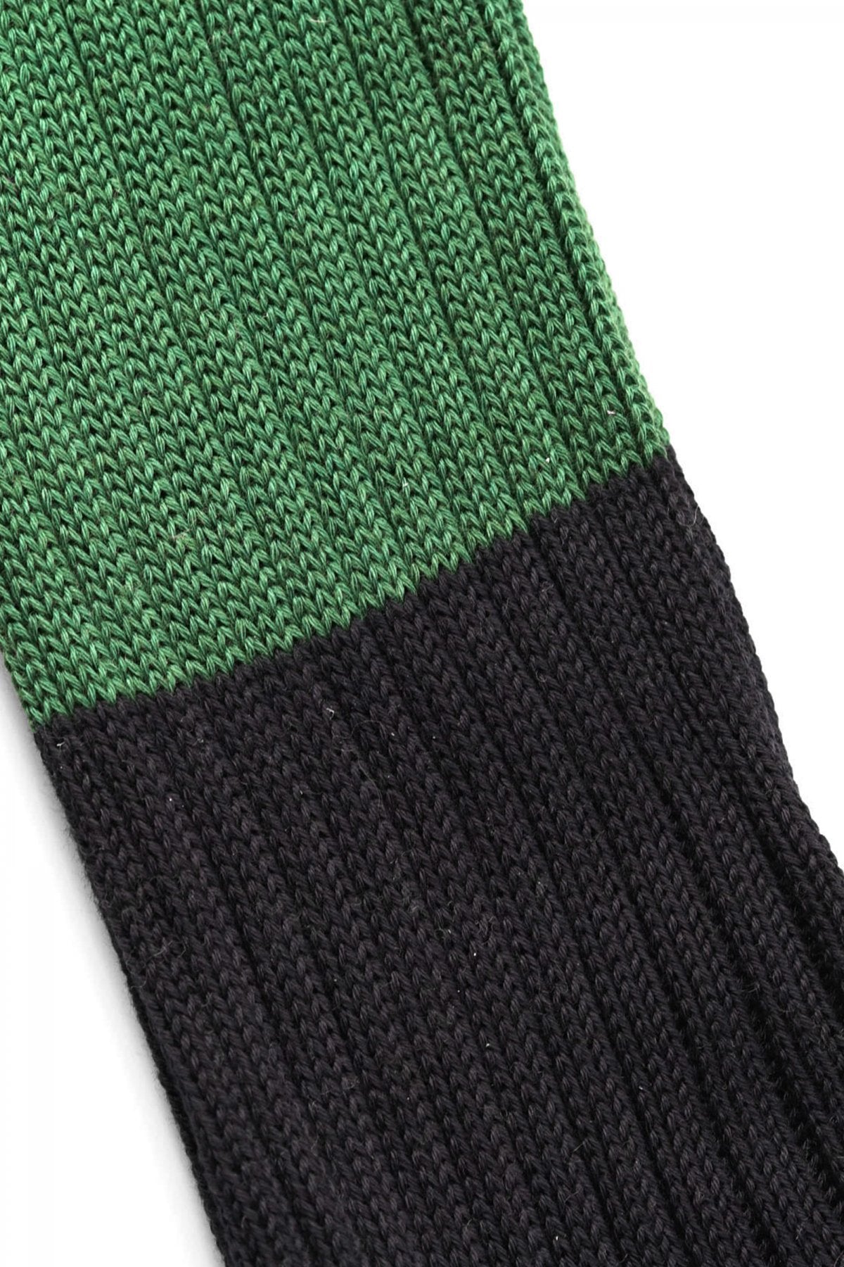 CORGI - BLOCK SOCKS - GREEN×DK NAVY