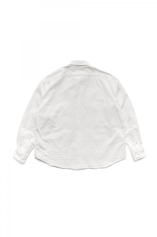 Porter Classic - ROLL UP VINTAGE COTTON SHIRT - WHITE