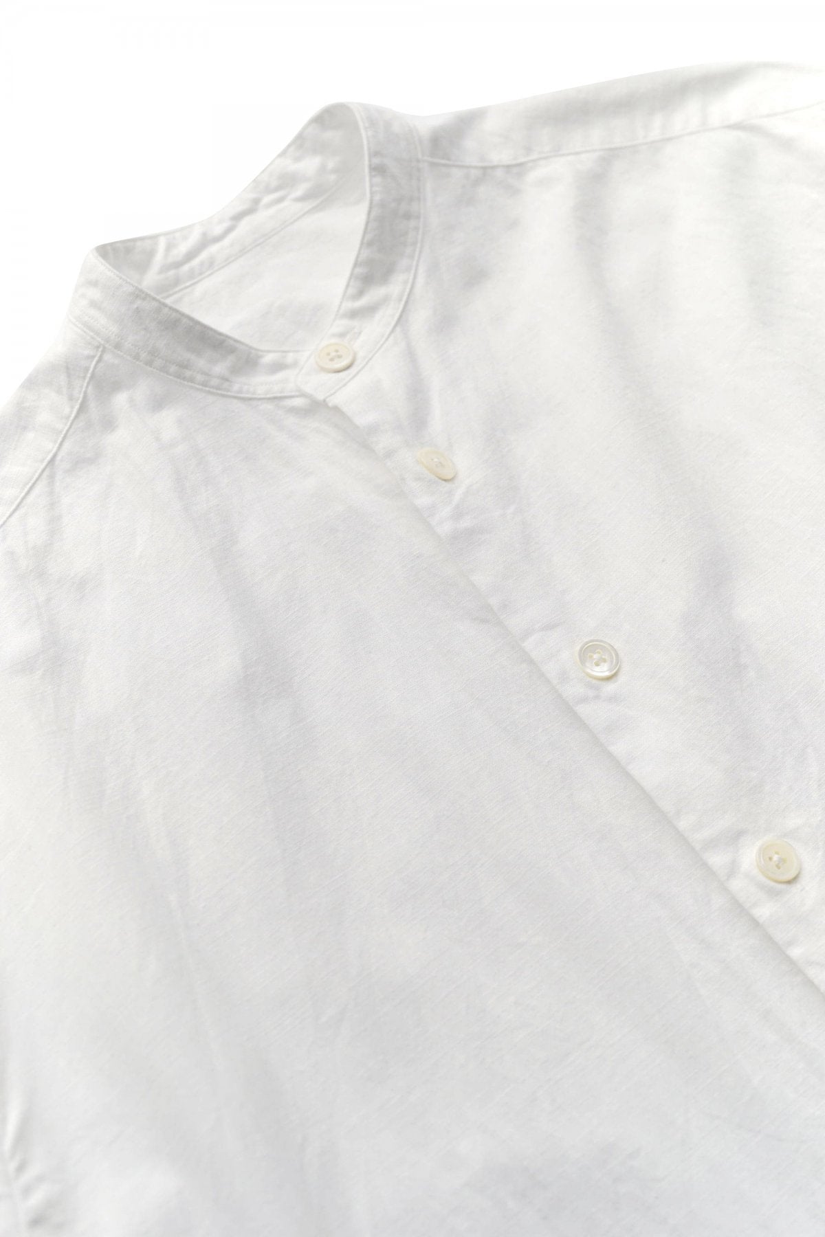 Porter Classic - VINTAGE COTTON SHIRT DRESS - WHITE