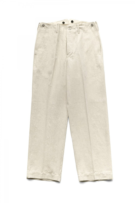 OLD JOE - BUCKLE BACK SAILOR TROUSER - NATURAL