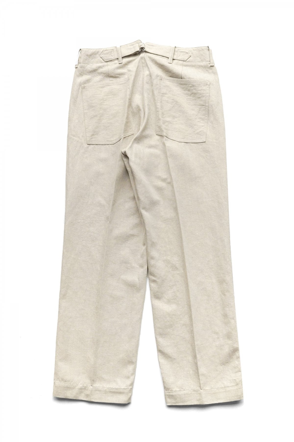 OLD JOE - BUCKLE BACK SAILOR TROUSER - NATURAL