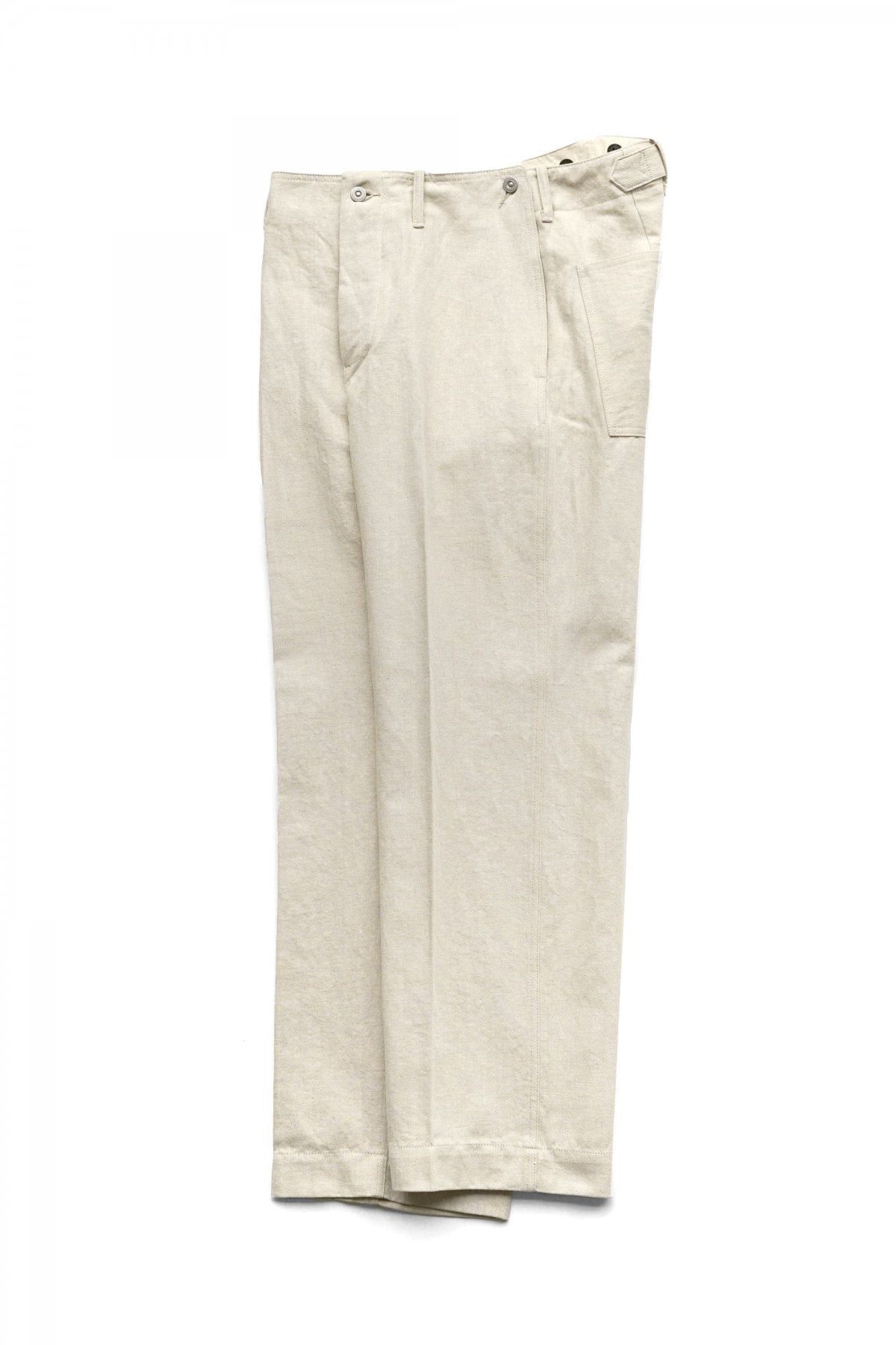 OLD JOE - BUCKLE BACK SAILOR TROUSER - NATURAL