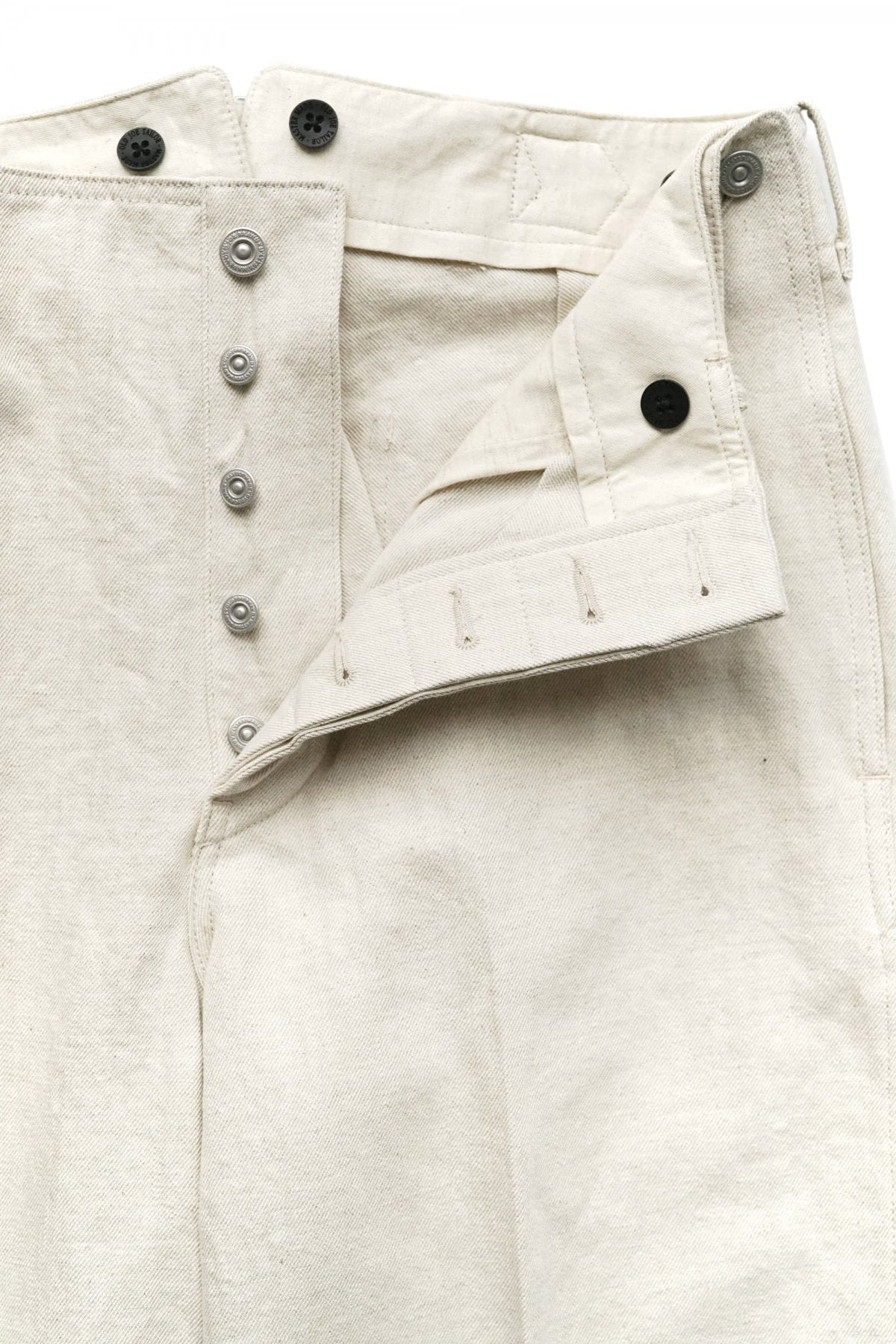 OLD JOE - BUCKLE BACK SAILOR TROUSER - NATURAL