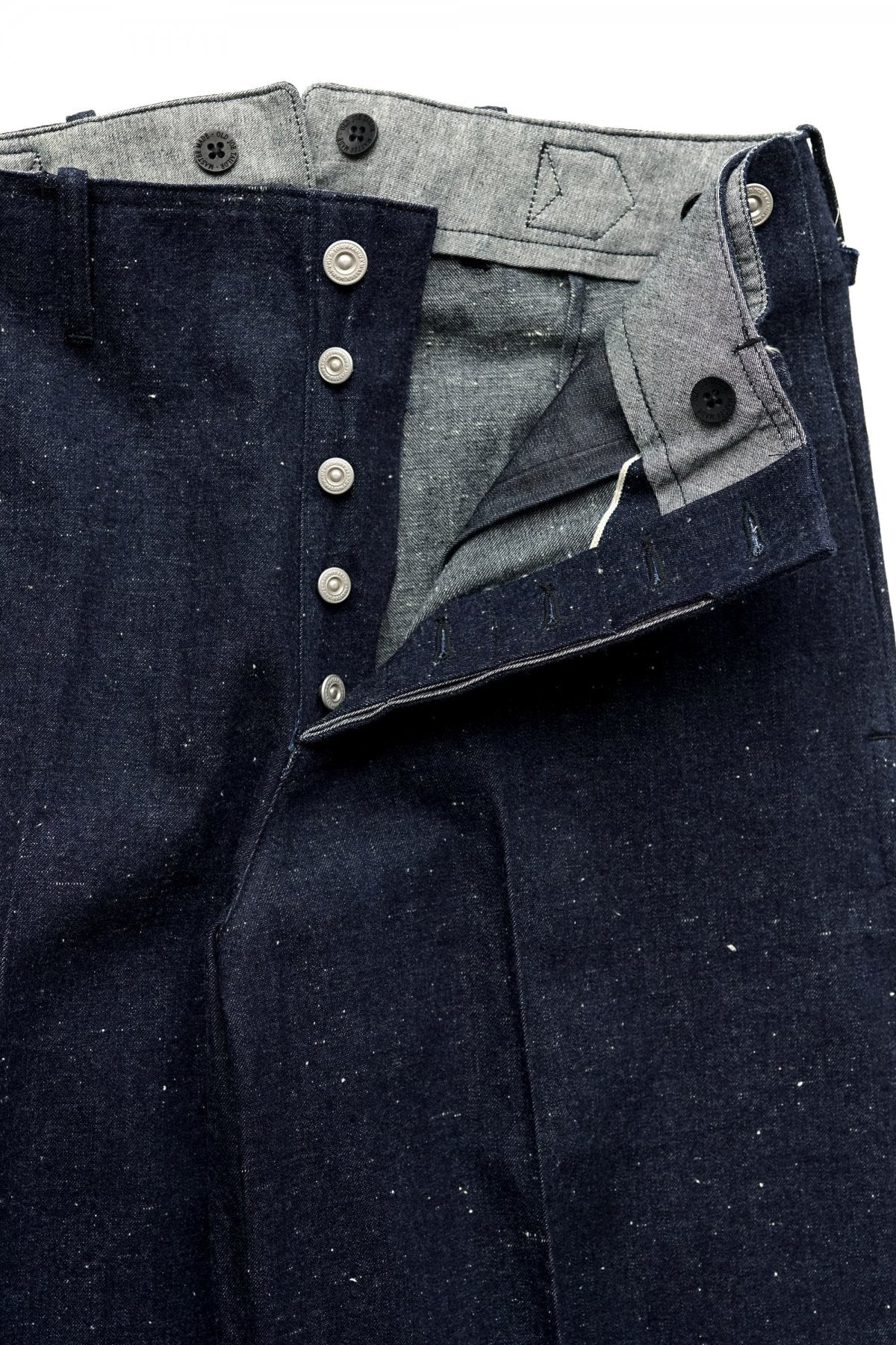 OLD JOE ★★★ - EXCLUSIVE BUCKLE BACK SAILOR TROUSER - NEP INDIGO