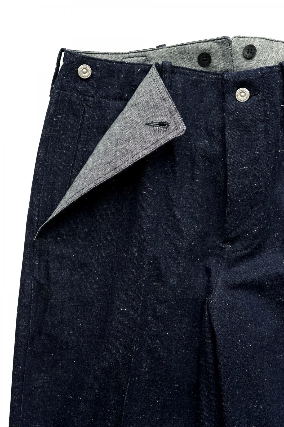 OLD JOE ★★★ - EXCLUSIVE BUCKLE BACK SAILOR TROUSER - NEP INDIGO