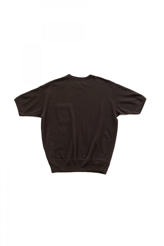 OLD JOE - BUBBLE WUFFLE UNDER-SHIRTS short sleeve - ESPRESSO