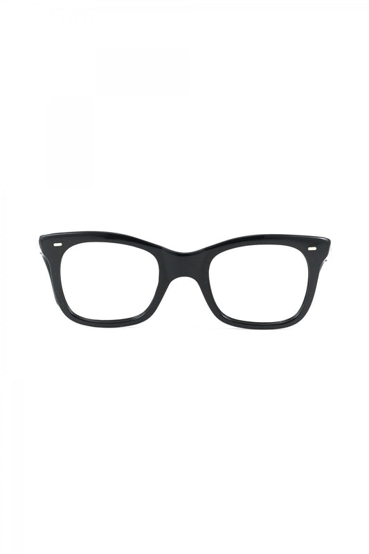 1960s FRANCE VINTAGE EYEGLASS  BLACK - OPT-640