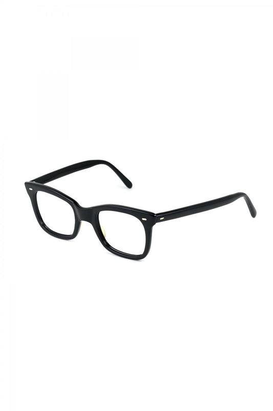 1960s FRANCE VINTAGE EYEGLASS  BLACK - OPT-640