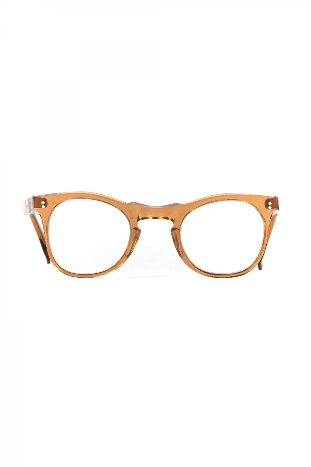 1960s FRANCE VINTAGE EYEGLASS BROWN SMOKE - OPT-641