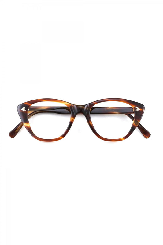 1960s FRANCE VINTAGE EYEGLASS AMBER - OPT-643