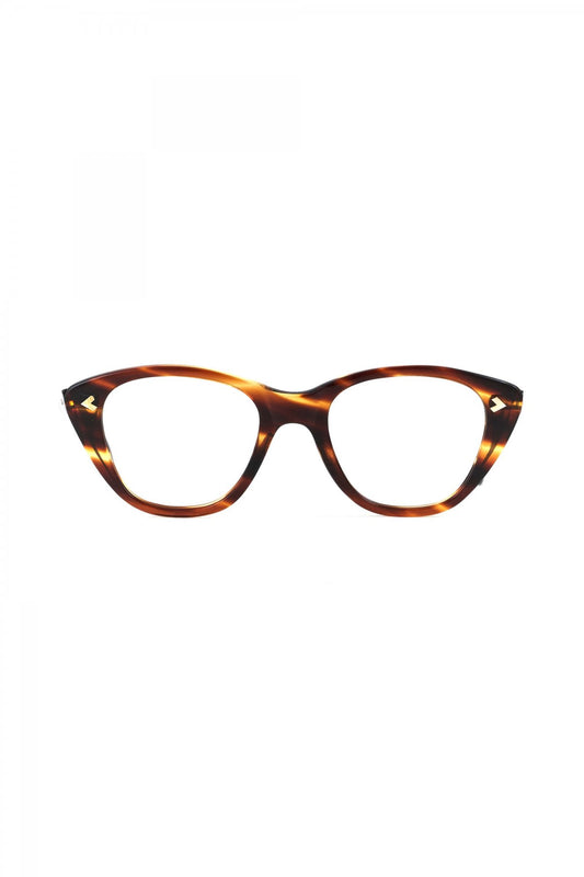 1960s FRANCE VINTAGE EYEGLASS AMBER - OPT-643