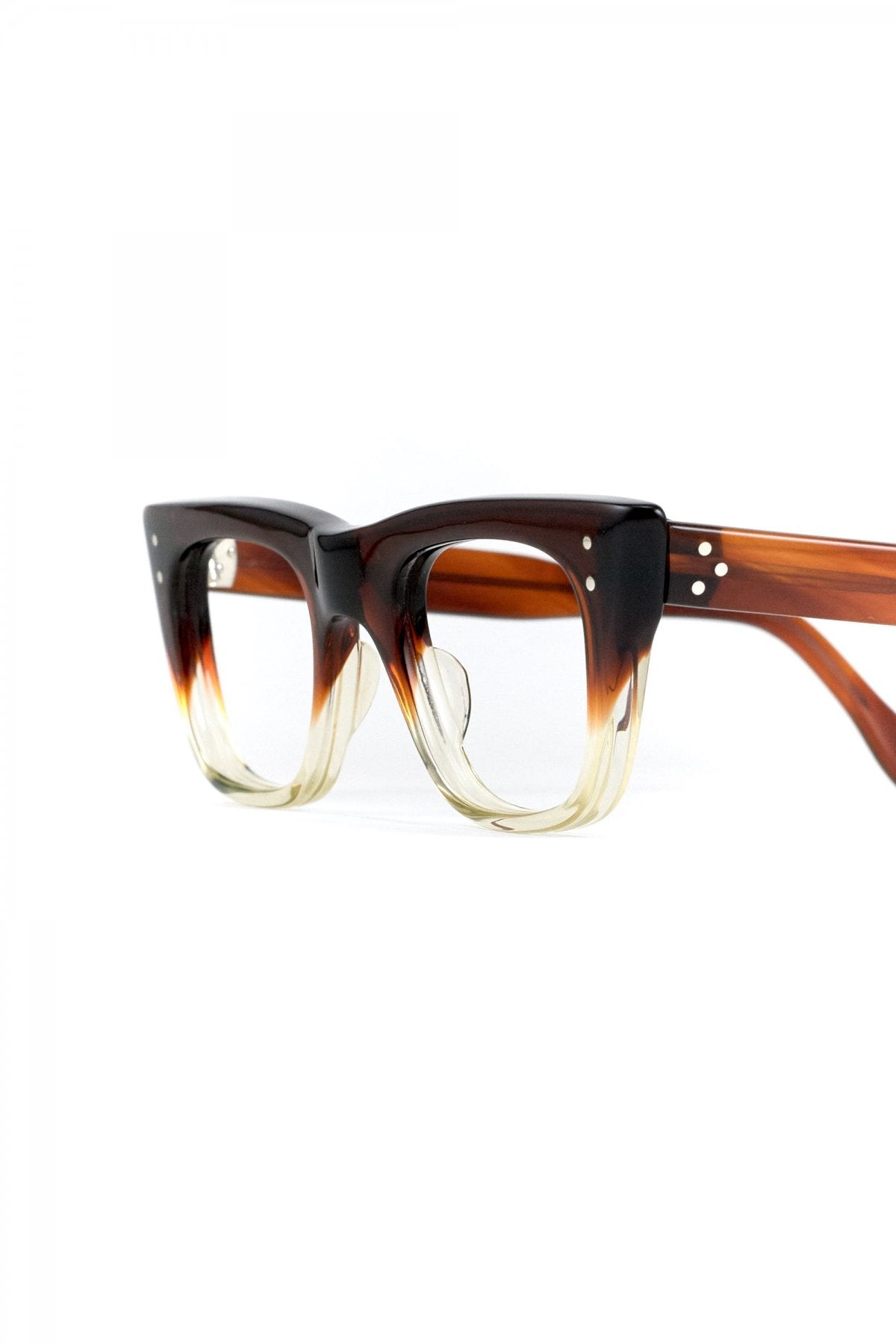 1960s BRITISH VINTAGE EYEWEAR - AMBER FADE - OPT-646