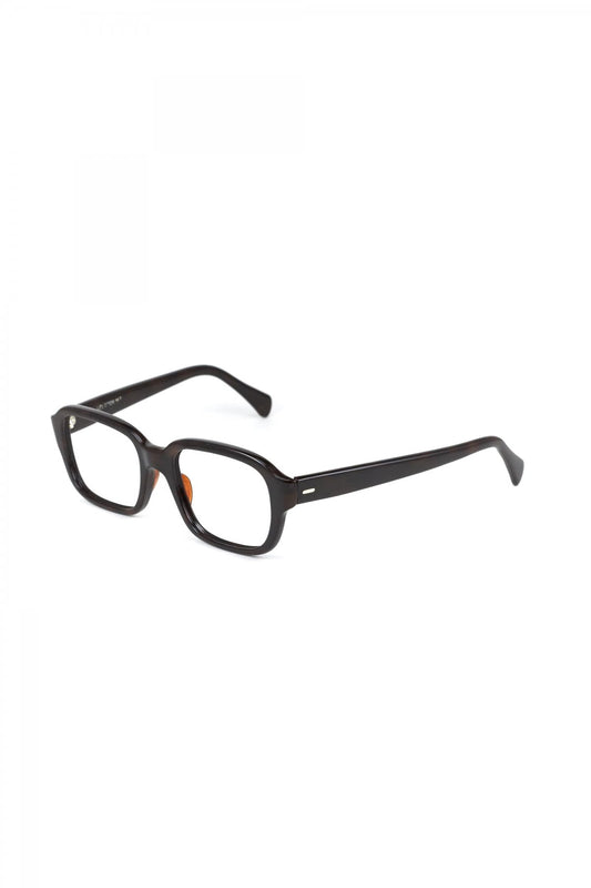 1960s BRITISH VINTAGE EYEWEAR BROWN MARBLE- OPT-651