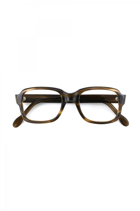 1960s BRITISH VINTAGE EYEWEAR SMOKE AMBER - OPT-652