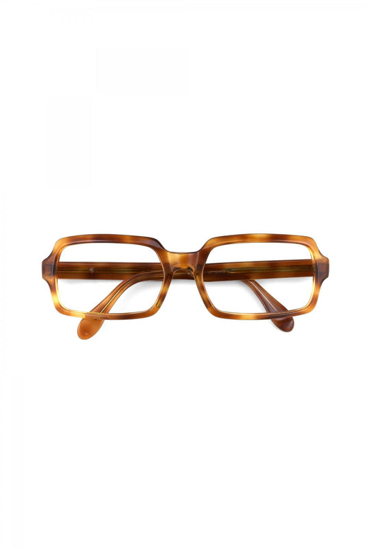 1960s GERMAN VINTAGE EYEWEAR SQUARE AMBER- OPT-654