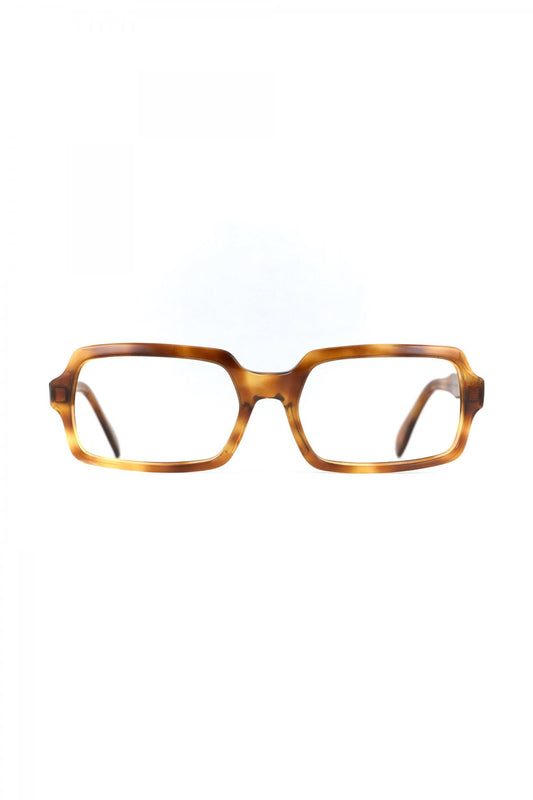 1960s GERMAN VINTAGE EYEWEAR SQUARE AMBER- OPT-654