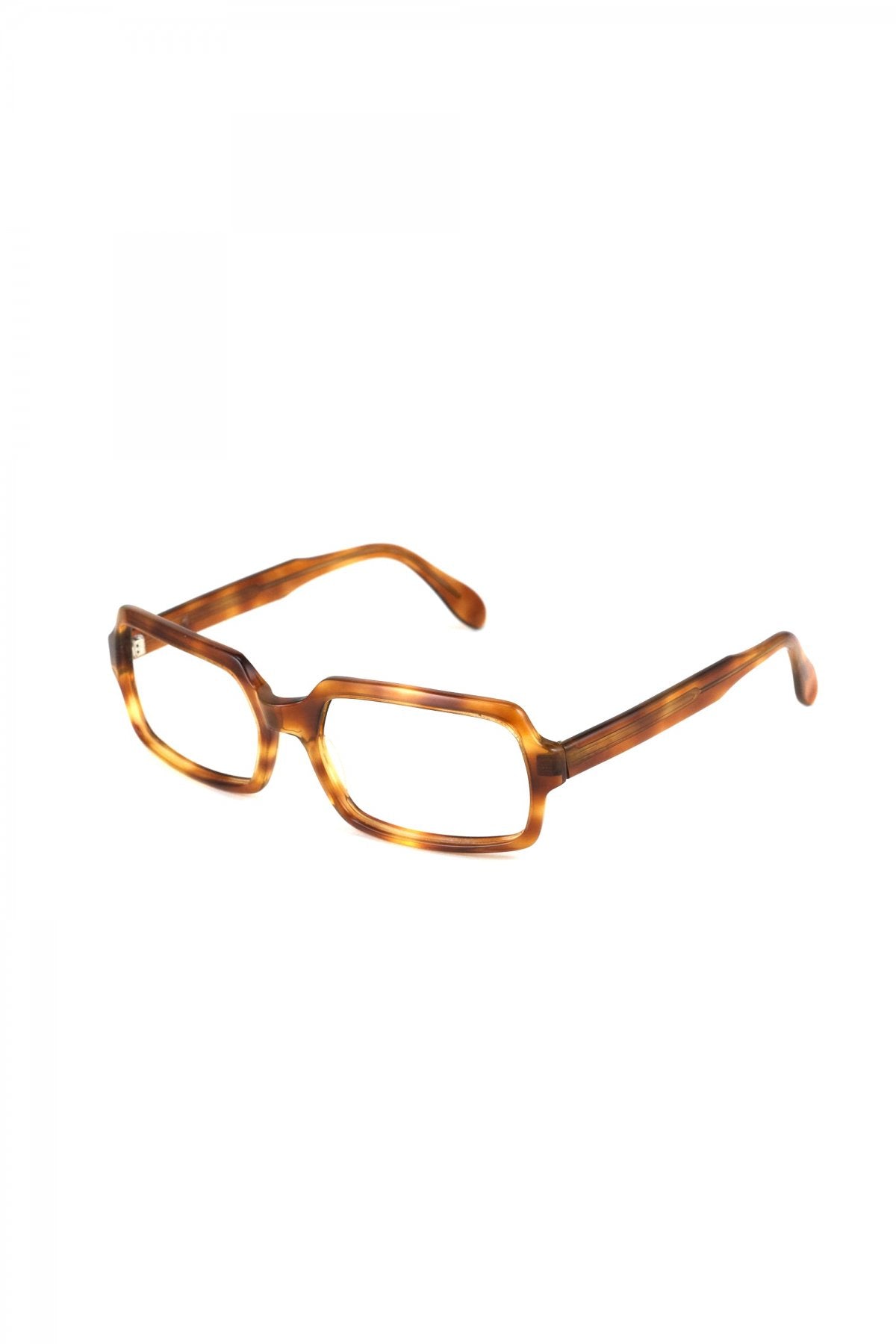 1960s GERMAN VINTAGE EYEWEAR SQUARE AMBER- OPT-654