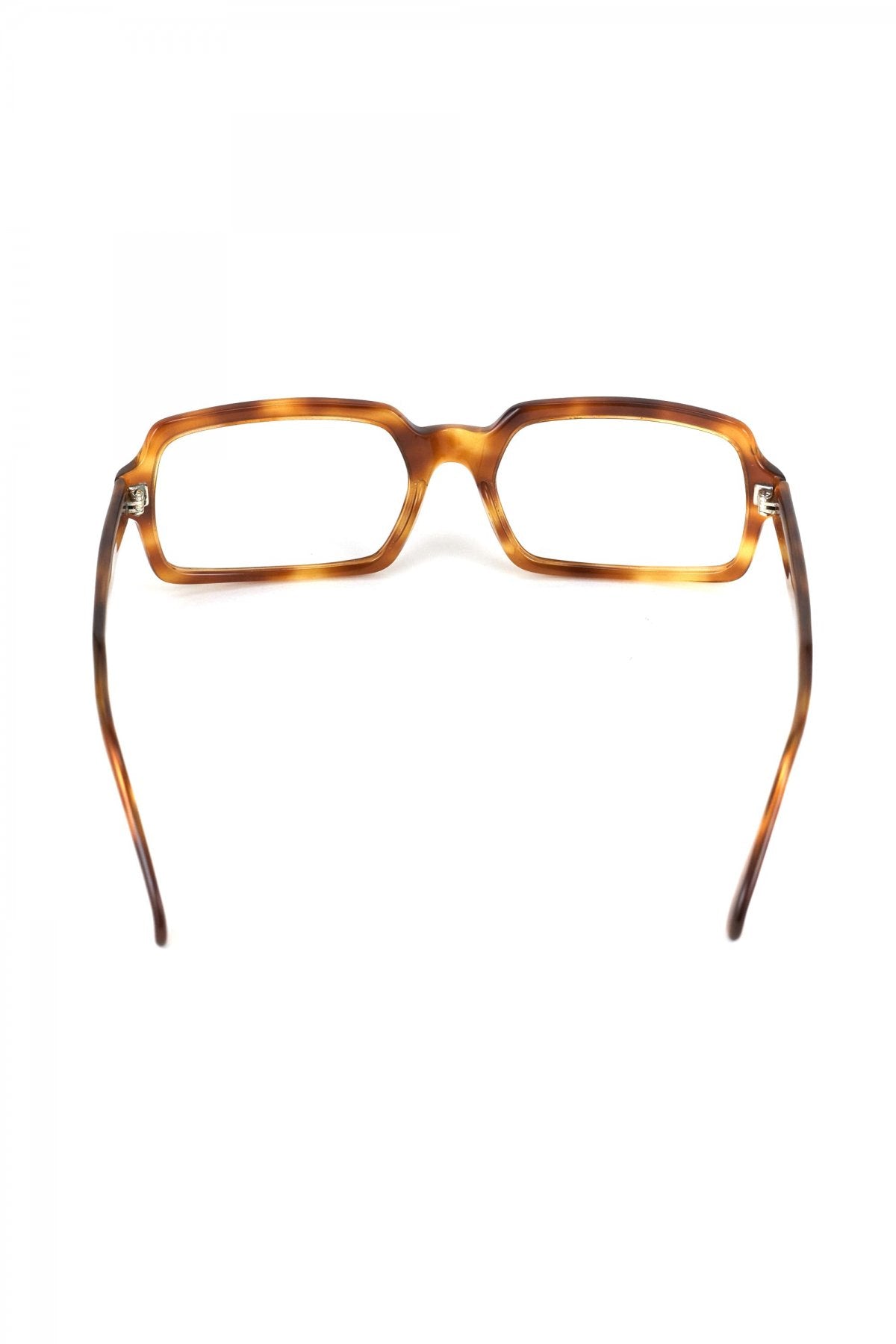 1960s GERMAN VINTAGE EYEWEAR SQUARE AMBER- OPT-654