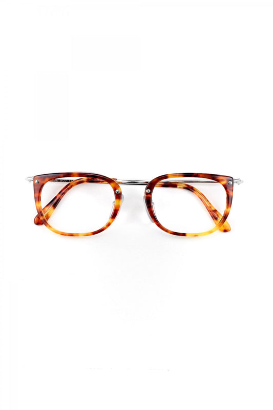 1990s FRANCE VINTAGE EYEGLASS 2POINT AMBER - OPT-655